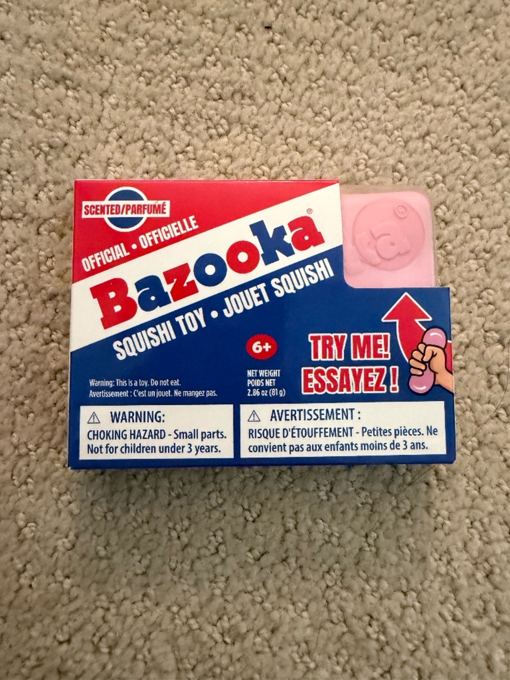 Brand New Bazooka Squish Toy